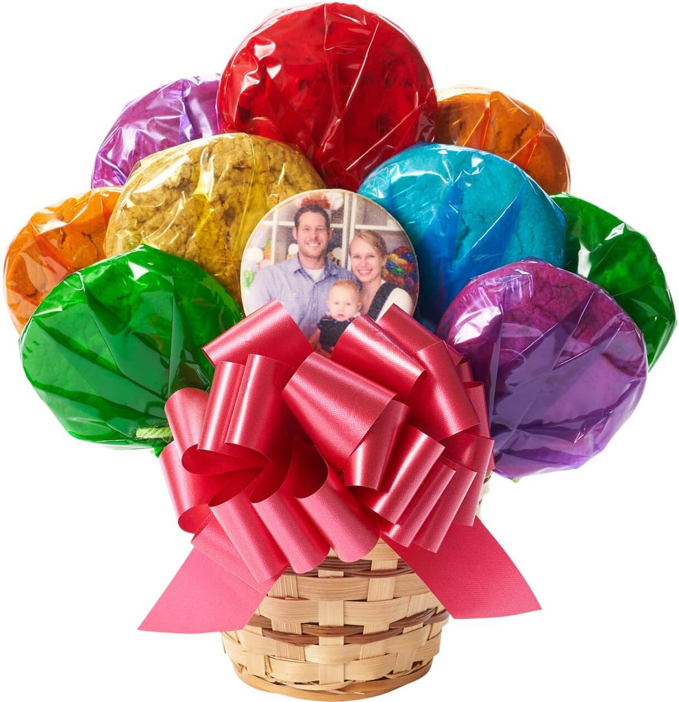 Custom Photo Cookie Bouquet