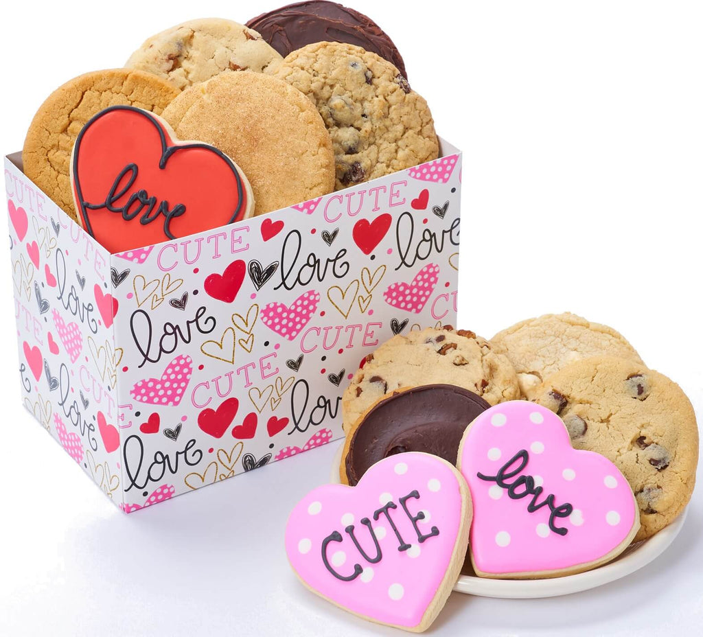 1 Love Polkadot Cutout Cookie