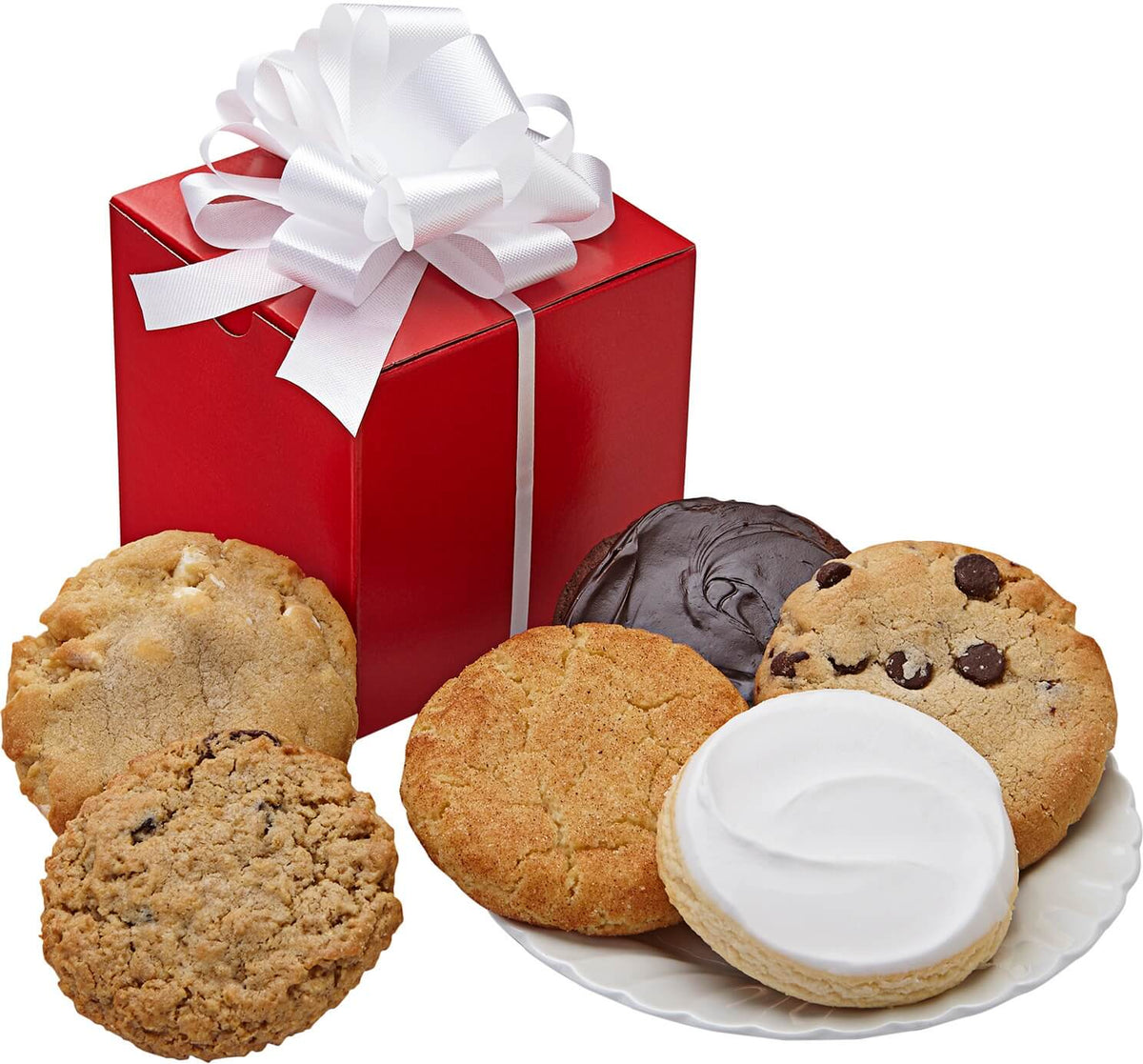 Cookies in Red Box | Assorted Box of Cookies | Cookie Bouquets