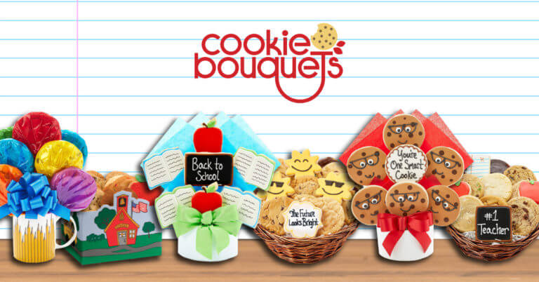 teacher gift ideas cookie bouquet