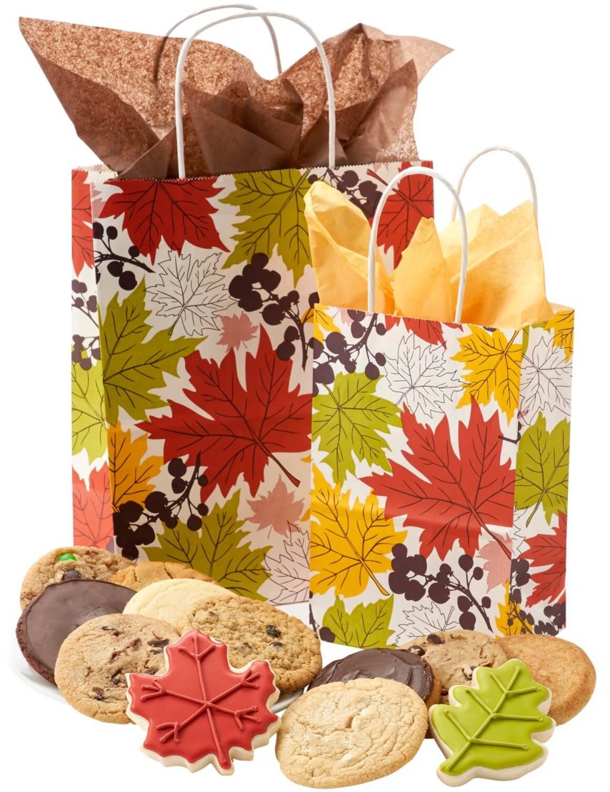 Falling Leaves Cookie Bag