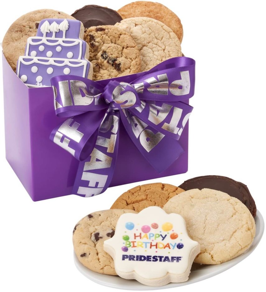 PrideStaff Birthday Cake Cookie Box