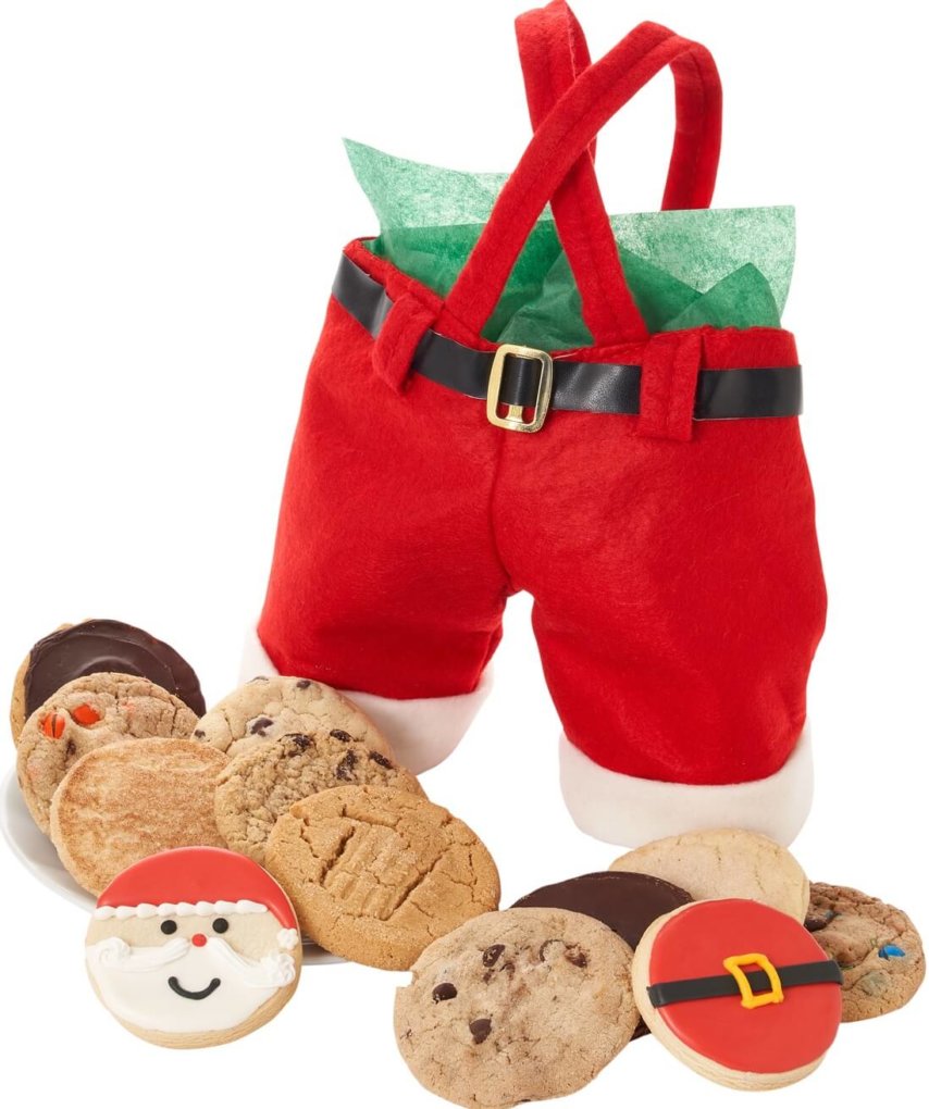 Santa Pants Cookie Bag