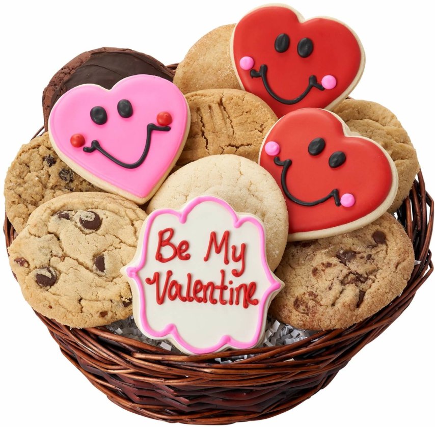 Be My Valentine Cookie Basket