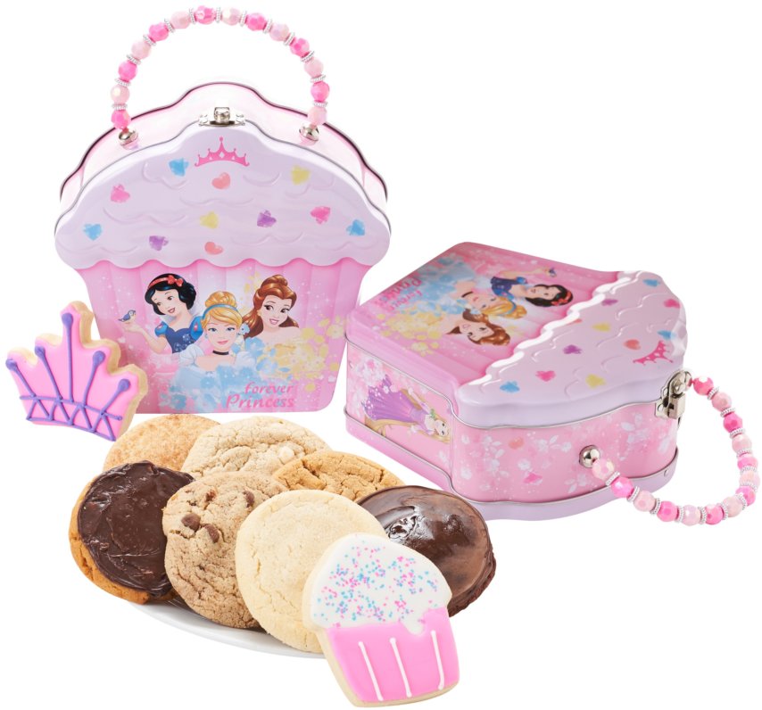 Princess Cupcake Cookie Tin