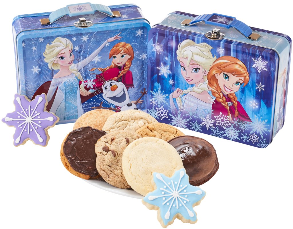 Frozen Cookie Tin Lunchbox with 1 lb. Cookies – The Great Cookie