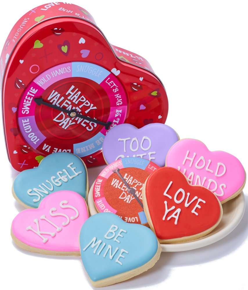Love Spin Heart Cookie Tin