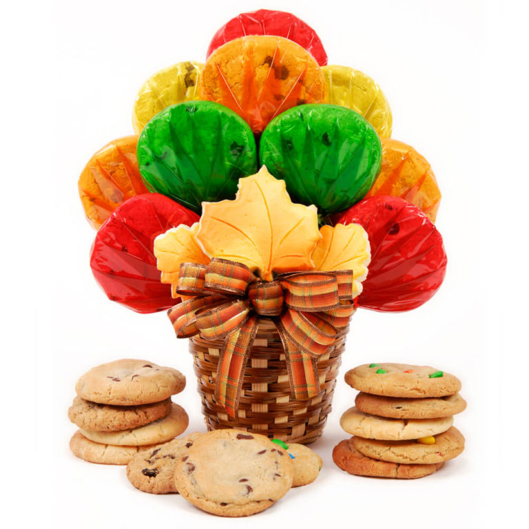 Fall Leaves Cookie Bouquet