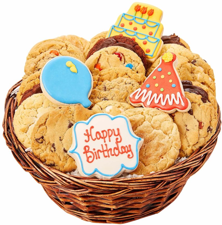 Birthday Cookie Basket
