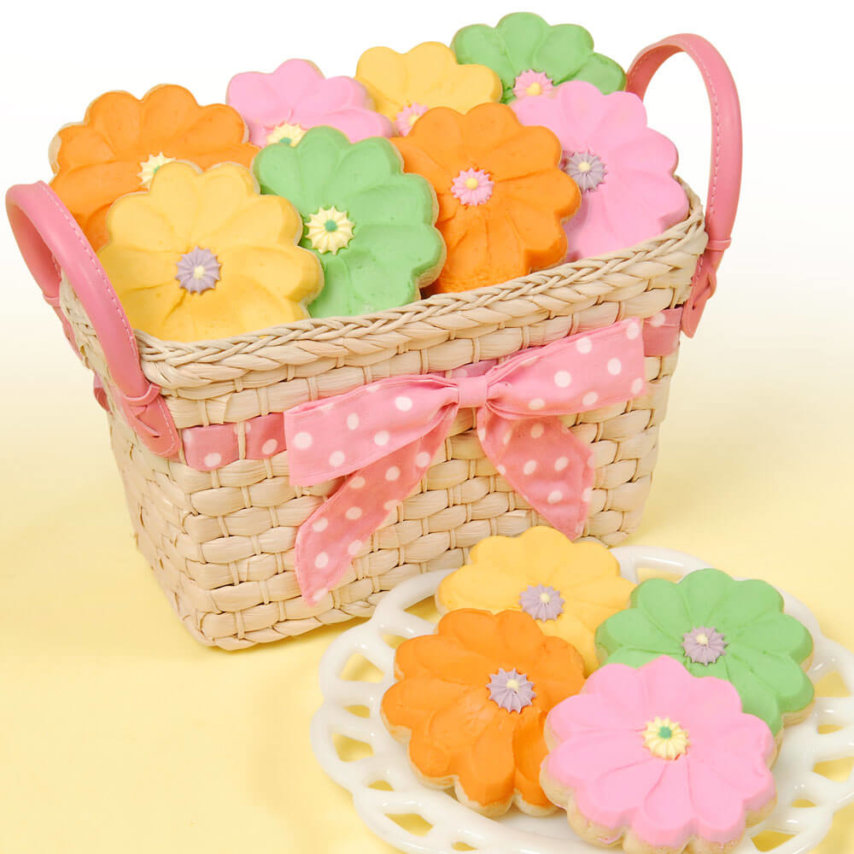 Flower Cookie Basket