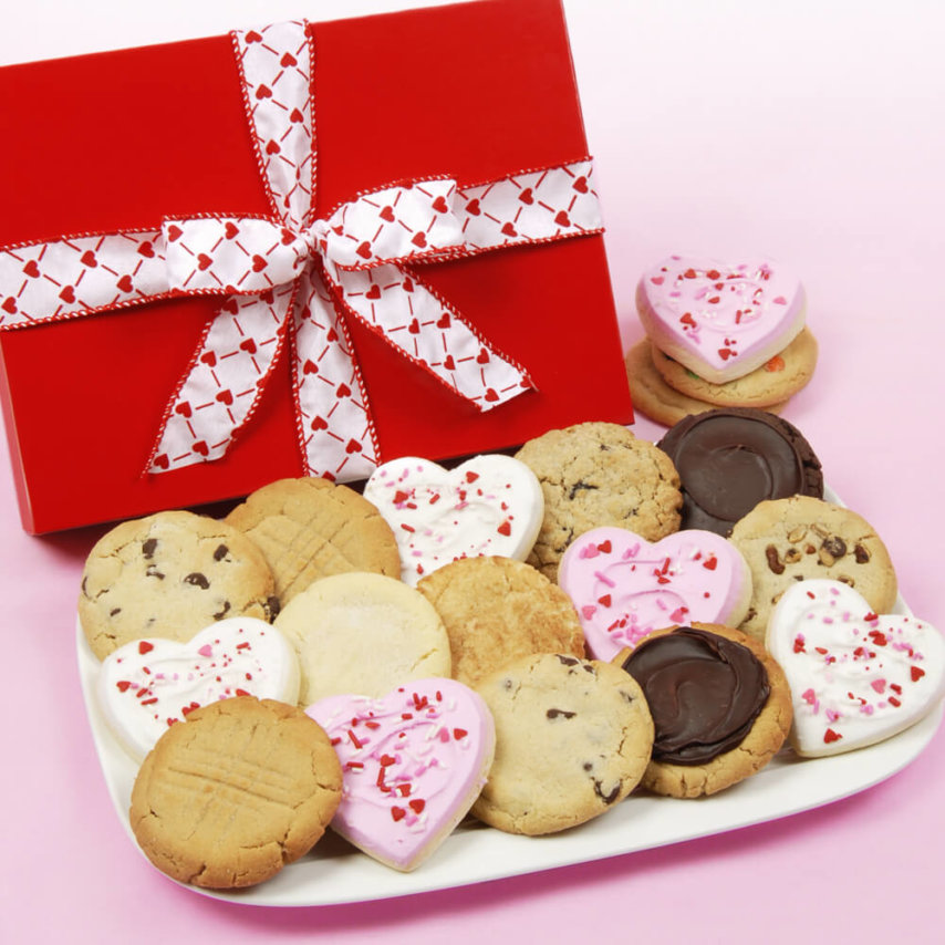 Valentine's Day Red Cookie Box