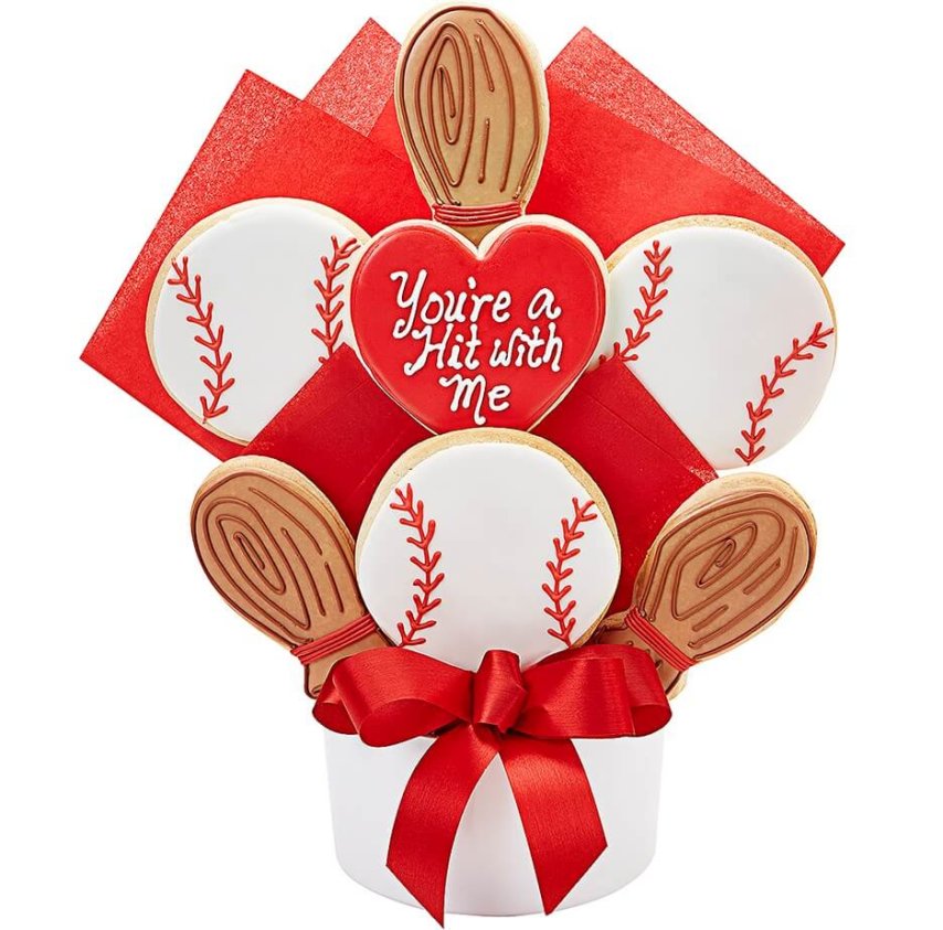 A Hit With Me Cutout Cookie Bouquet