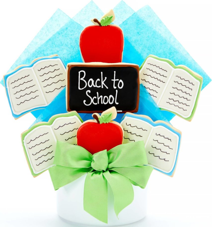 Back to School Decorated Cookie Bouquet