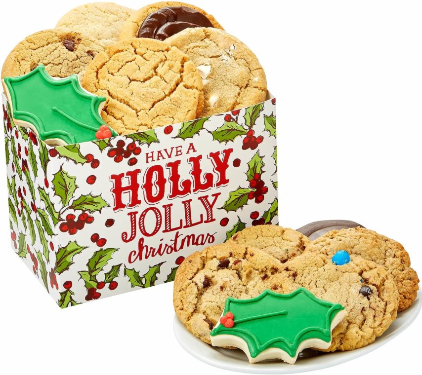 Holly Jolly Christmas Cookie Box