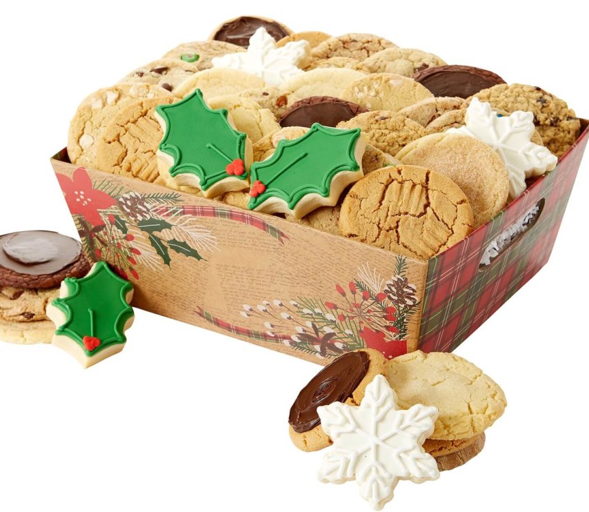 Happy Holidays Cookie box