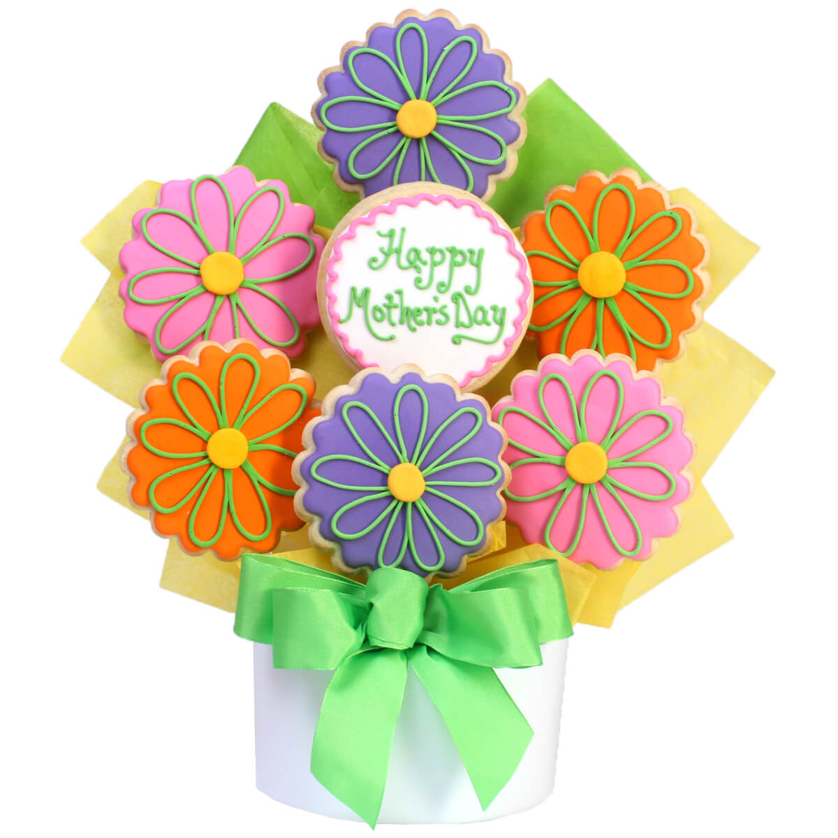 Mother's Day Cutout Cookie Bouquet