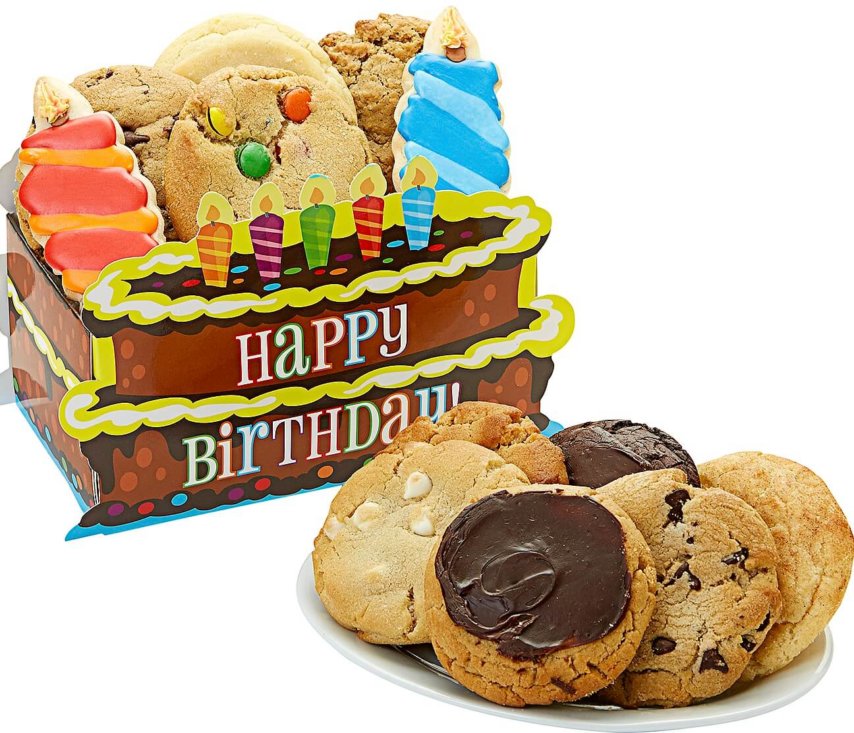 Birthday Cookie Bouquets, Boxes & Baskets