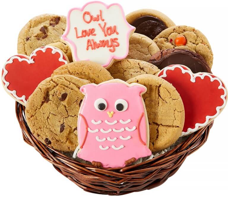 Owl Love you Always Cookie Basket