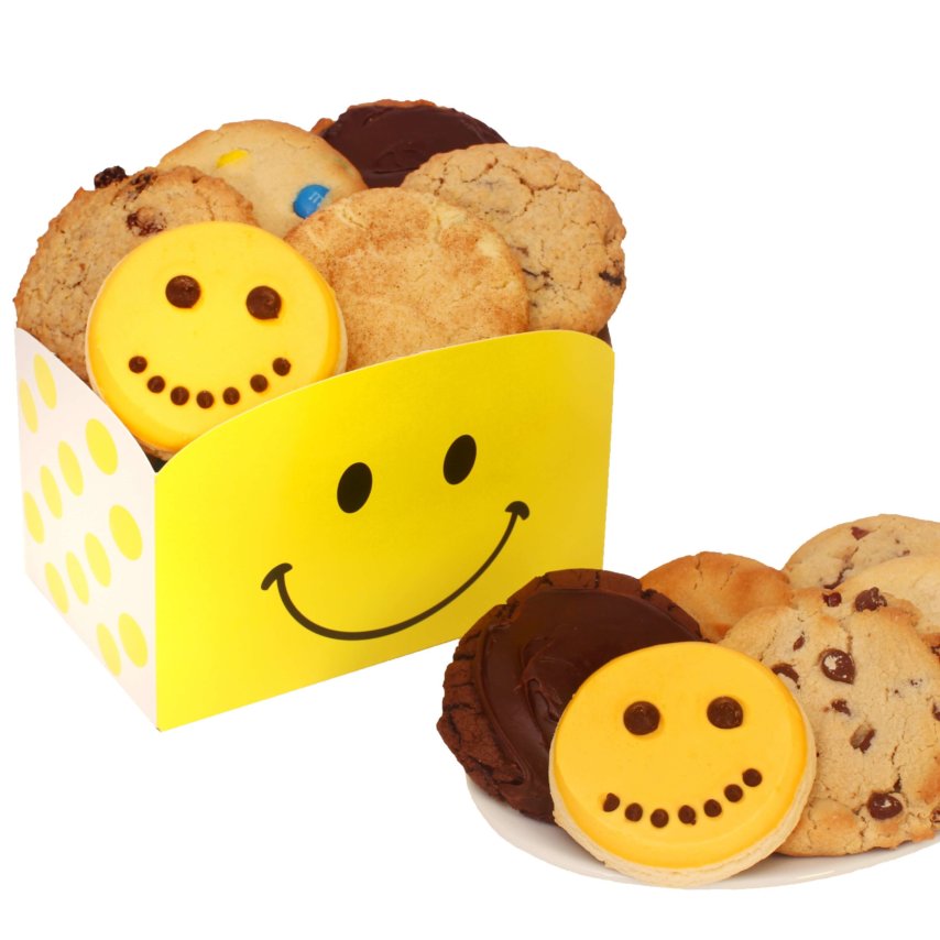 Happy Face Cookie Box