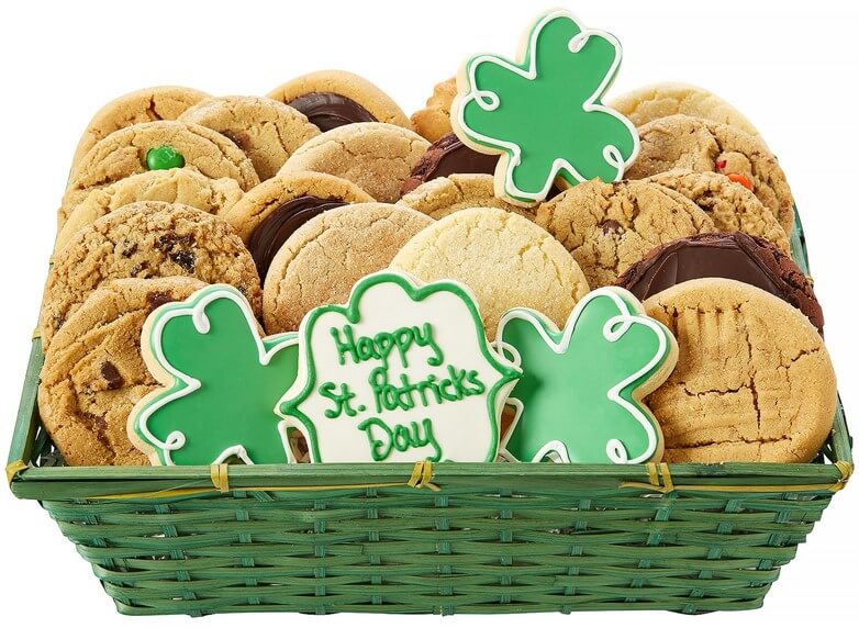 St. Patrick's Day Cookie Basket