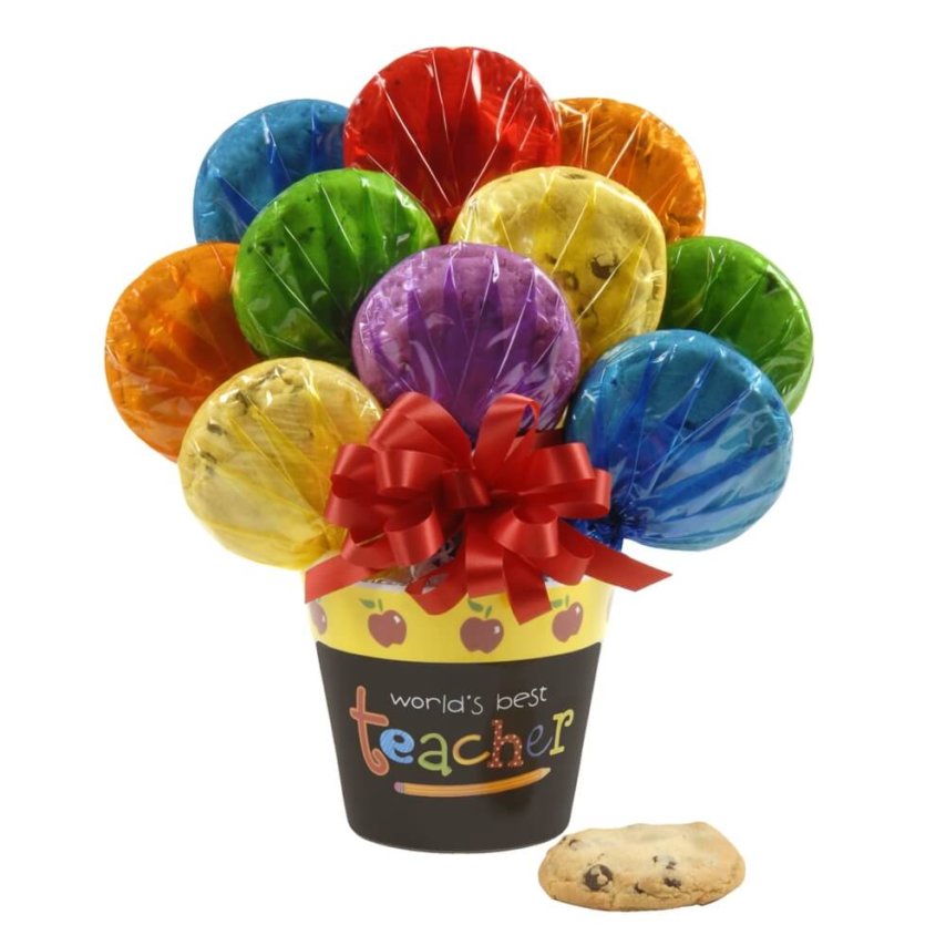 World's Best Teacher Cookie Bouquet