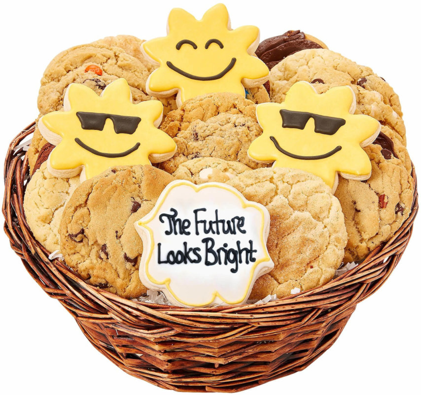 The Future Looks Bright Cookie Basket