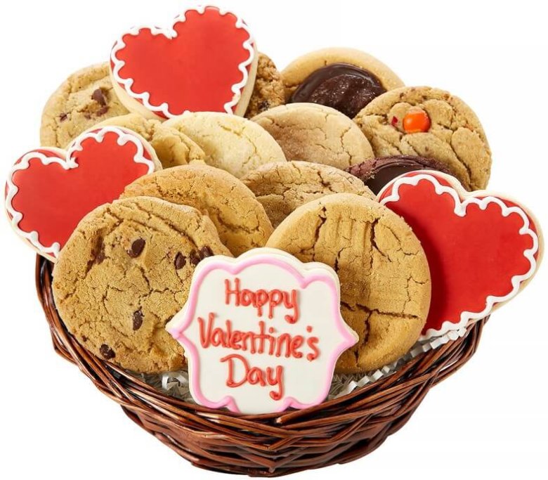 Valentine's Day Cookie Basket