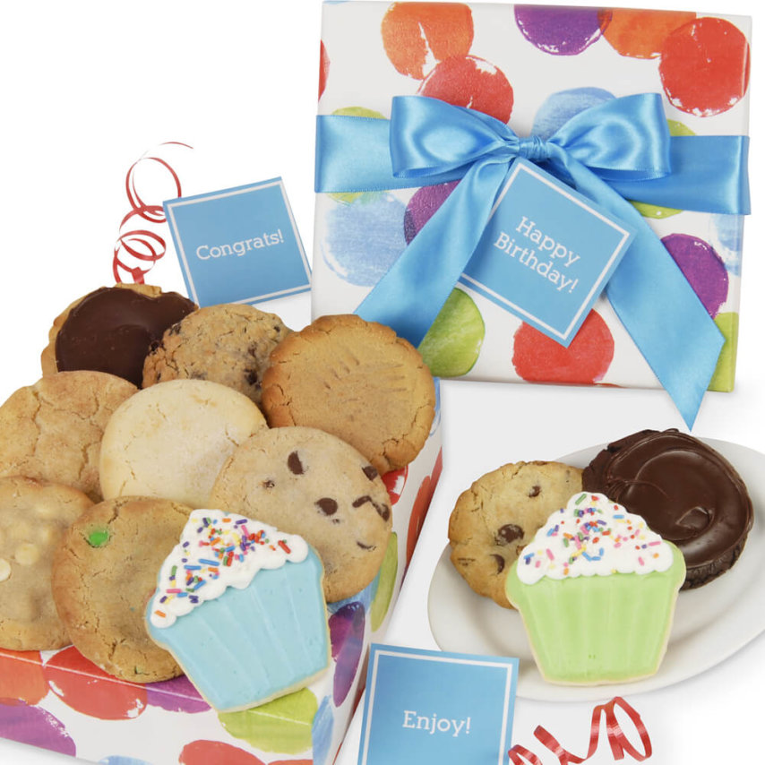 Birthday Cookie Bouquets, Boxes & Baskets | Birthday Cookies Delivery