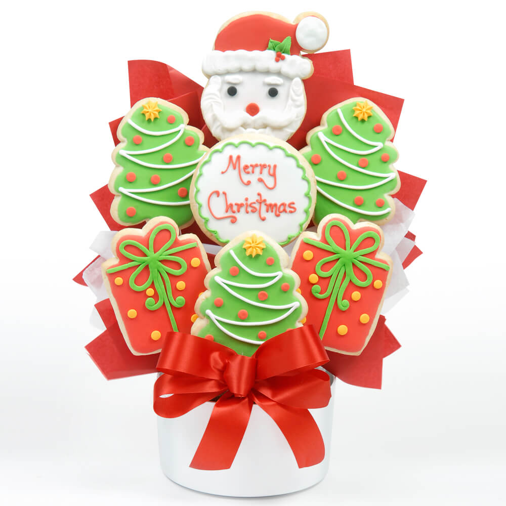 christmas cookie bouquets