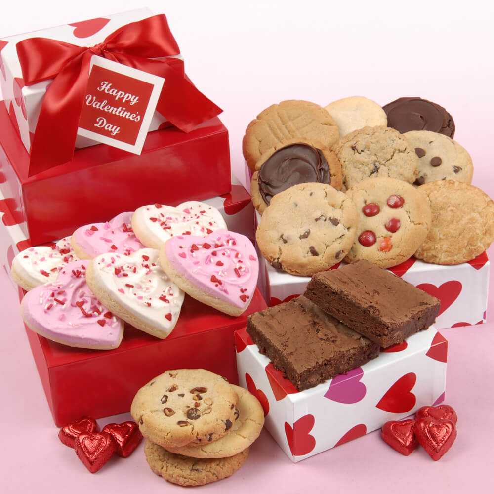 Download Valentine Hearts Trio - Cookie Bouquets